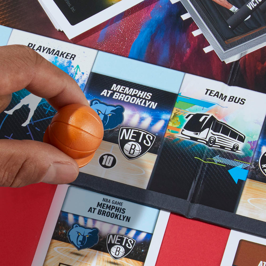 Monopoly Prizm: NBA 2nd Edition Board Game with 2023-24 Panini Cards | 2-4 Players | Ages 8+