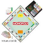 Monopoly Board Game with Storage Tray & Larger Tokens | Ages 8+ | 2-6 Players