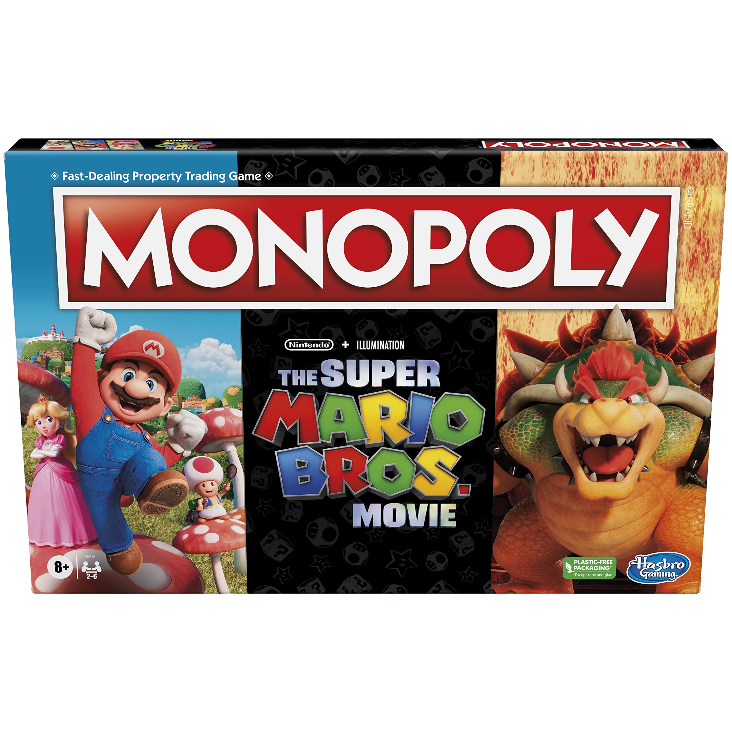 Monopoly The Super Mario Bros. Movie Edition – Family Board Game for Ages 8+ (Amazon Exclusive)