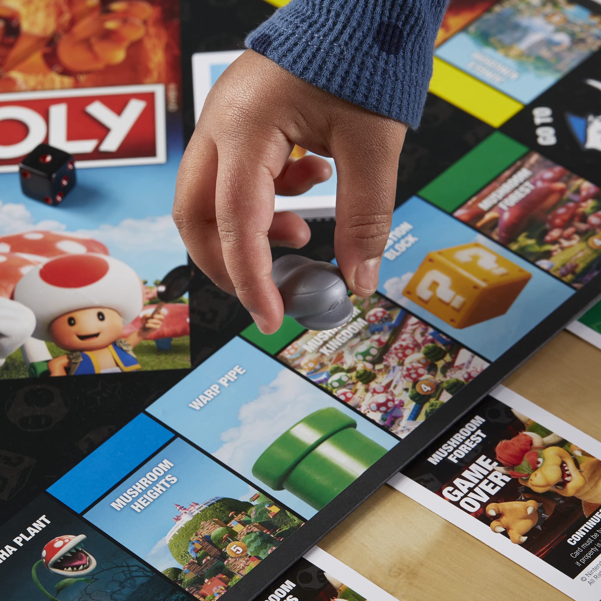 Monopoly The Super Mario Bros. Movie Edition – Family Board Game for Ages 8+ (Amazon Exclusive)