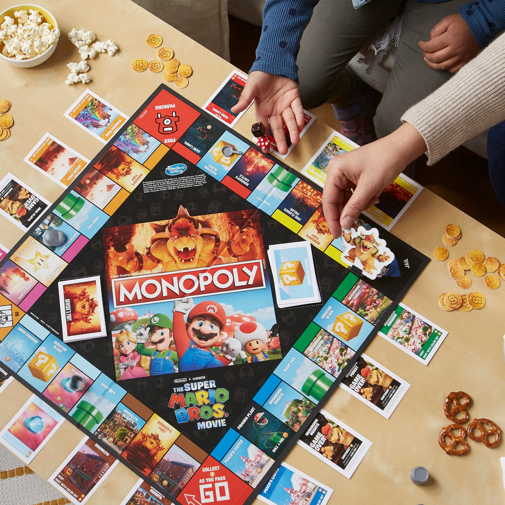 Monopoly The Super Mario Bros. Movie Edition – Family Board Game for Ages 8+ (Amazon Exclusive)