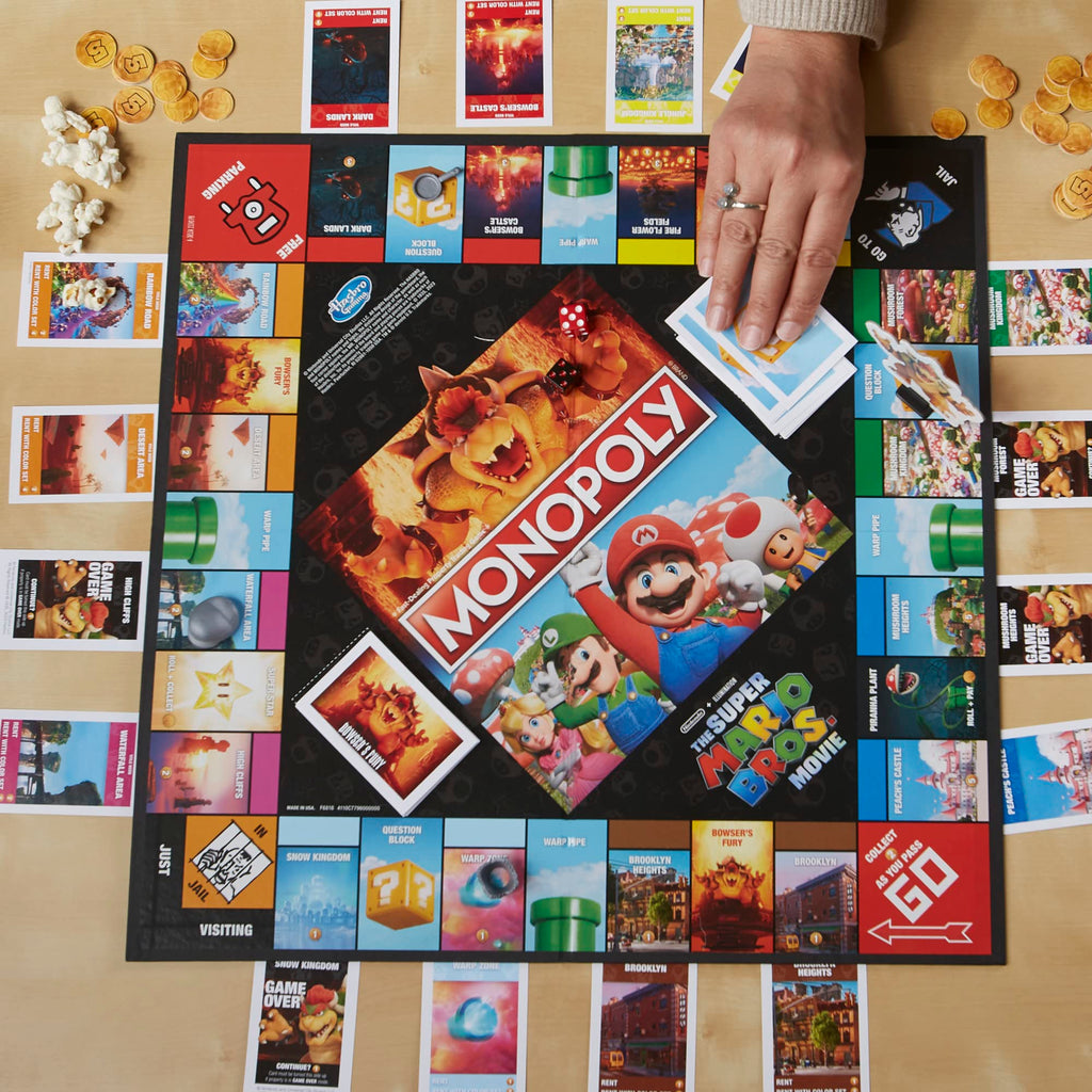 Monopoly The Super Mario Bros. Movie Edition – Family Board Game for Ages 8+ (Amazon Exclusive)