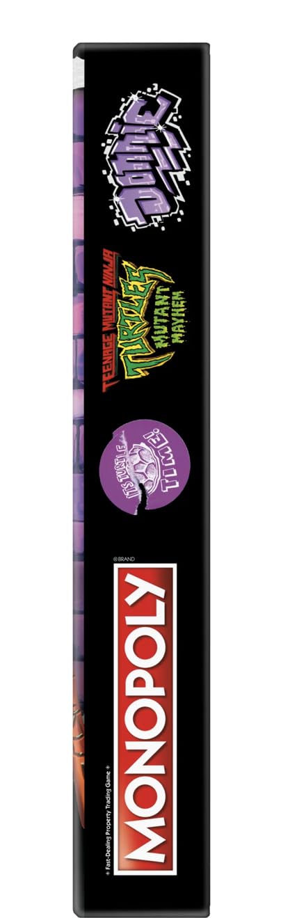 Monopoly Teenage Mutant Ninja Turtles Mutant Mayhem Edition – Family Board Game
