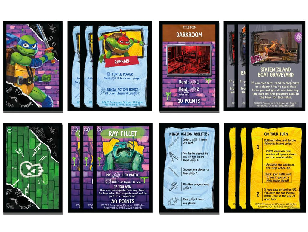 Monopoly Teenage Mutant Ninja Turtles Mutant Mayhem Edition – Family Board Game