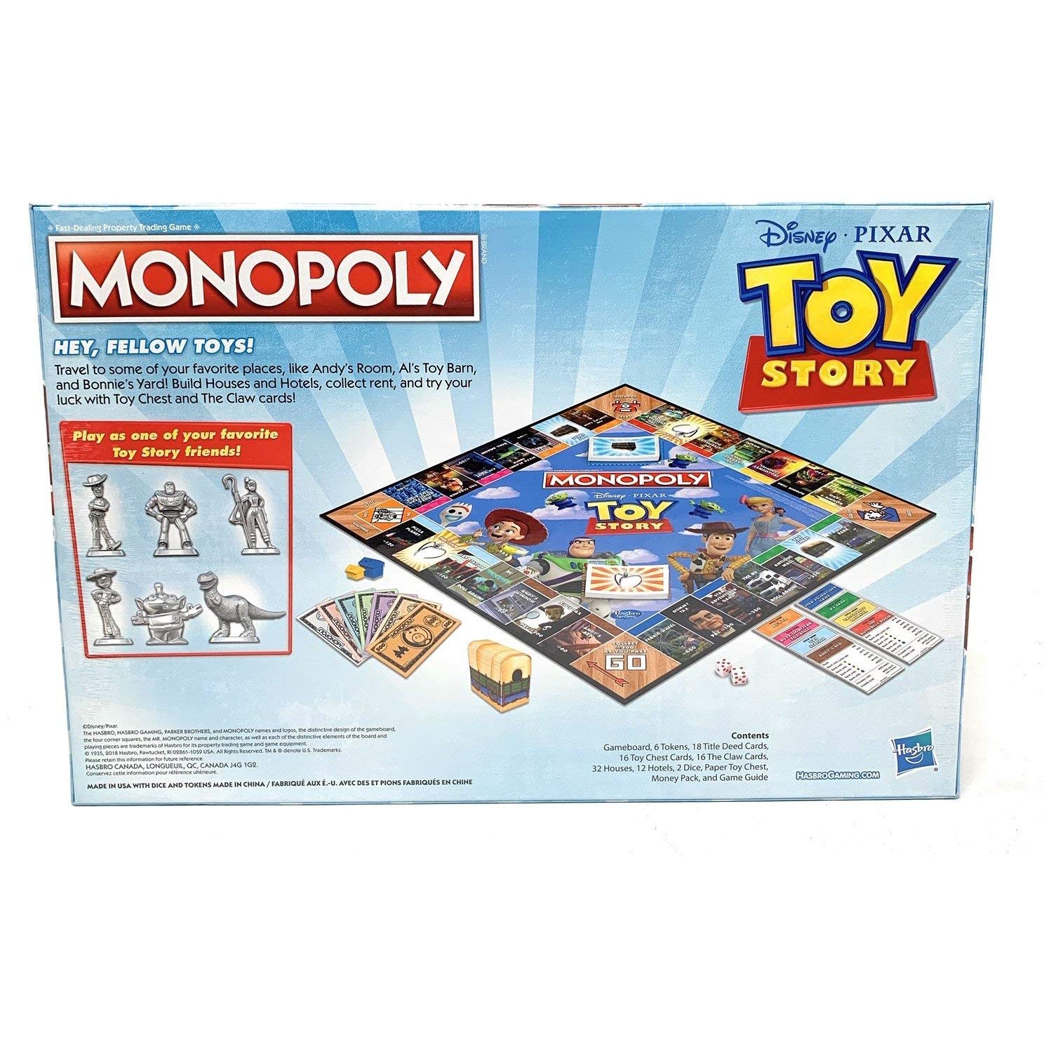 Monopoly Toy Story Board Game – Family Fun for Kids 8+