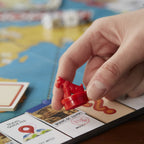 Monopoly Travel World Tour: Geography Edition for Family & Kids | Dry-Erase Gameboard