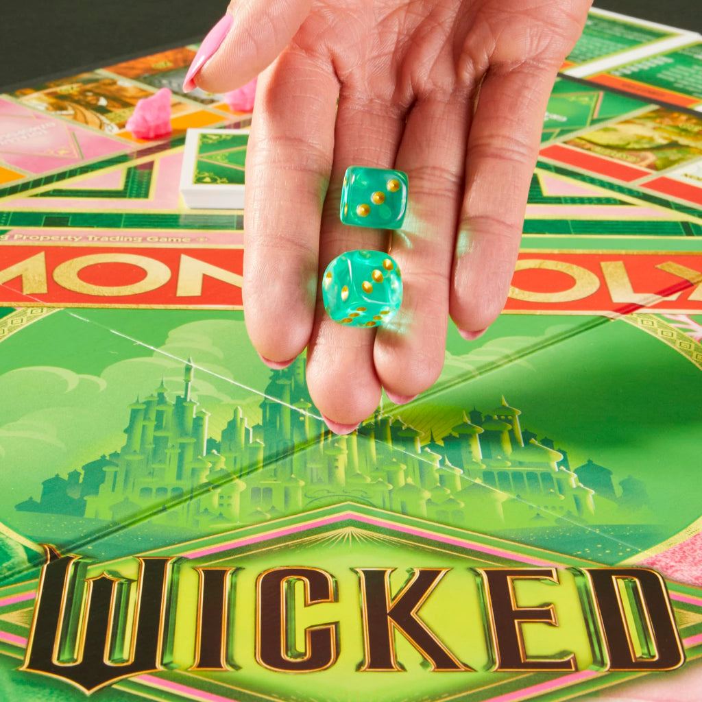 Monopoly Wicked Edition Board Game | Movie-Inspired Family Fun (Ages 8+)