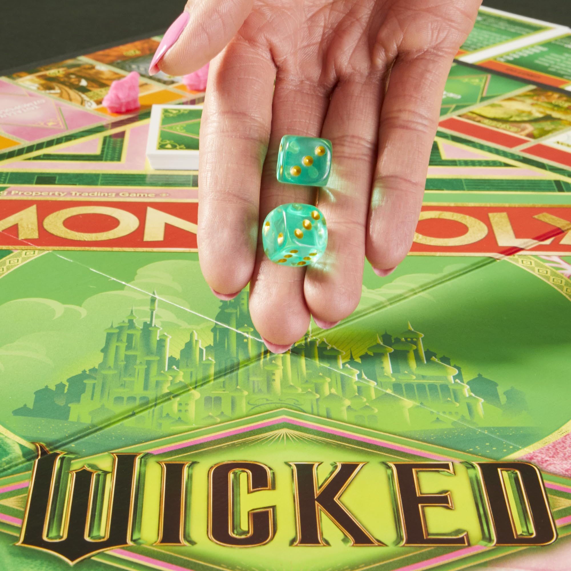 Monopoly Wicked Edition Board Game | Movie-Inspired Family Fun (Ages 8+)