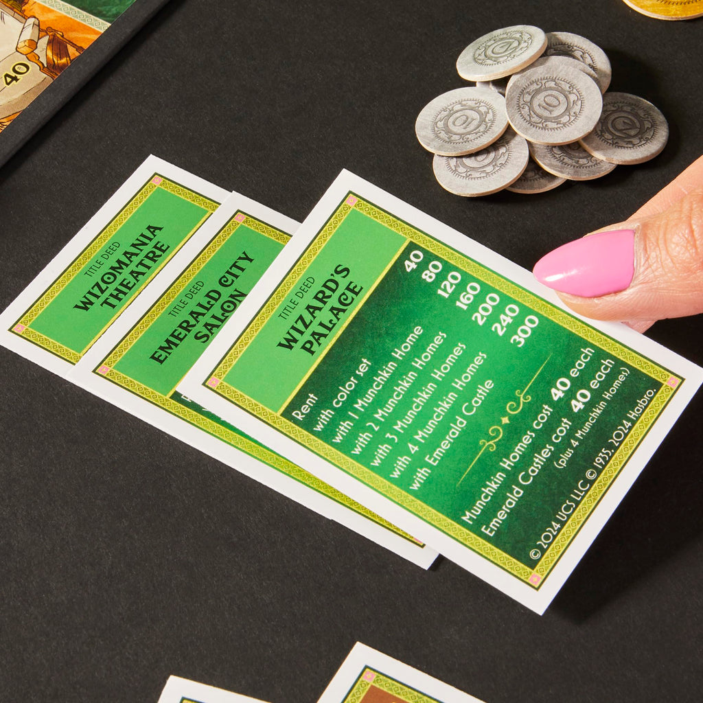 Monopoly Wicked Edition Board Game | Movie-Inspired Family Fun (Ages 8+)