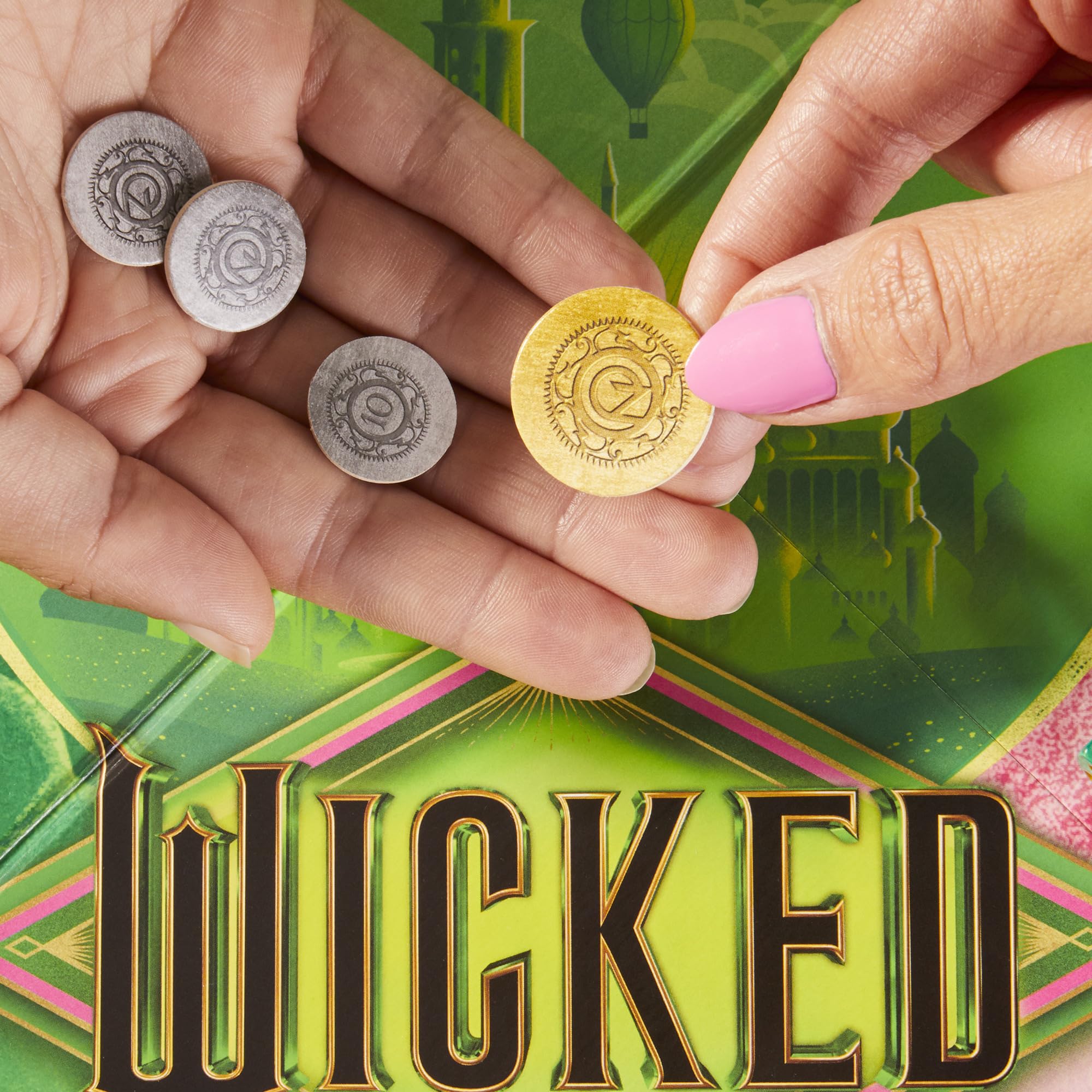 Monopoly Wicked Edition Board Game | Movie-Inspired Family Fun (Ages 8+)