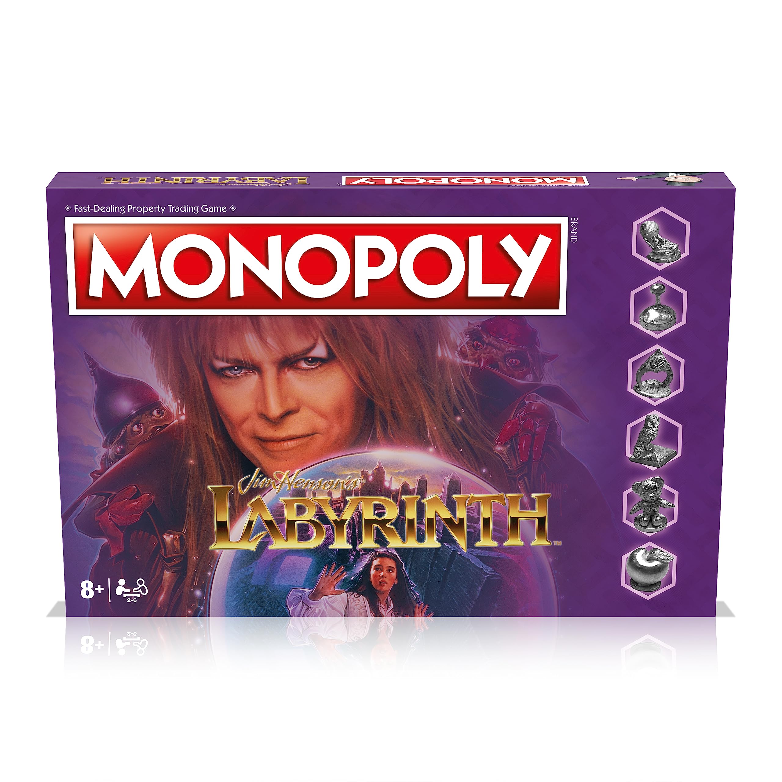 Monopoly Winning Moves Maze Board Game – Goblin King Labyrinth Edition for 2-6 Players (Ages 8+)