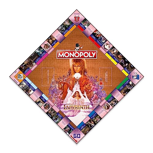 Monopoly Winning Moves Maze Board Game – Goblin King Labyrinth Edition for 2-6 Players (Ages 8+)
