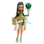 Monster High Cleo De Nile Scary Sweet Birthday Doll – Golden Party Dress & Themed Accessories