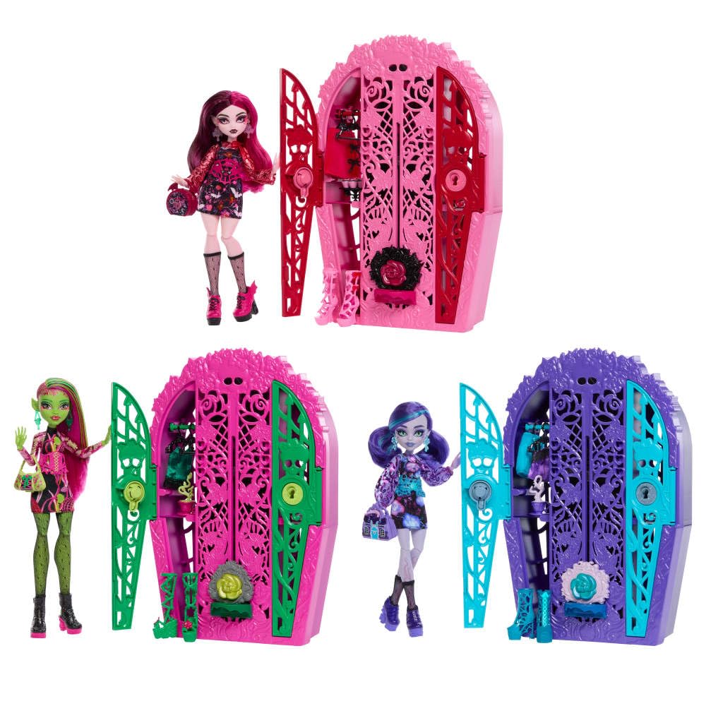 Monster High Skulltimate Secrets Garden Mysteries: Twyla with Reveal Closet & 19+ Tea Party Surprises