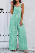 Moonlight Jade Wide Leg Jumpsuit