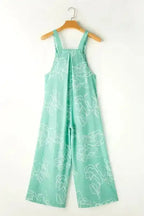 Moonlight Jade Wide Leg Jumpsuit