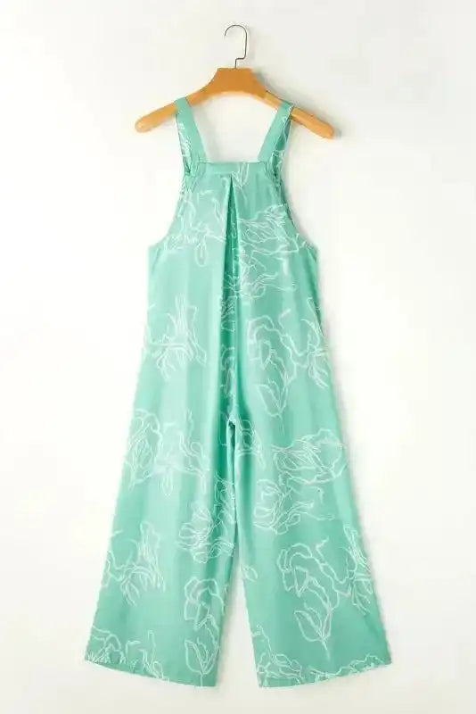 Moonlight Jade Wide Leg Jumpsuit