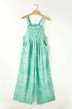 Moonlight Jade Wide Leg Jumpsuit