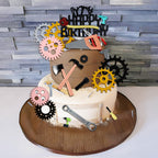Morofme Tools Cake Topper Set – Hammer, Wrench & Screwdrivers for Construction Themed Cakes