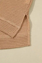 Moss Green Textured Knit Top | Plus Size Long Sleeve