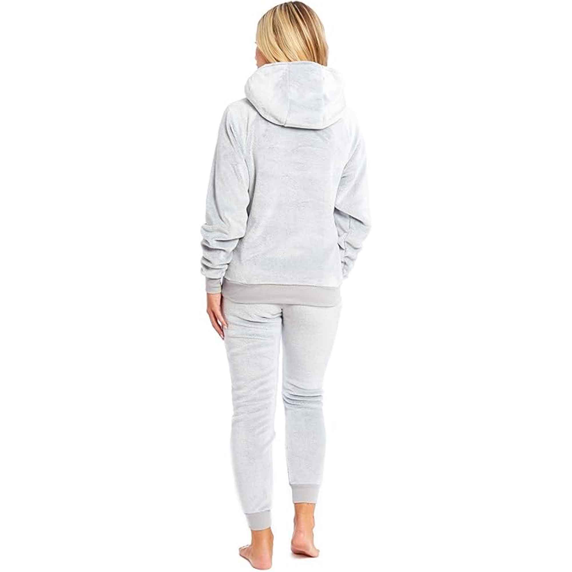 Daisy Dreamer Mother Daughter Sloth Hooded Fleece Pyjamas Set With Sherpa Lining Twosie