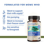 Motherlove More Milk Moringa (180 Liquid Caps) – Fenugreek-Free Lactation Support with Organic Moringa, Blessed Thistle, Nettle & Fennel | Vegan, Non-GMO