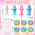 Motionchic 28-Set Axolotl Party Favors — Valentines Cards & Slingshots Bulk