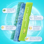Mouthwash Travel Size – Portable Packets to Go | Fresh Mint, Icy Mint, Grapefruit Mint | Alcohol & Fluoride Free