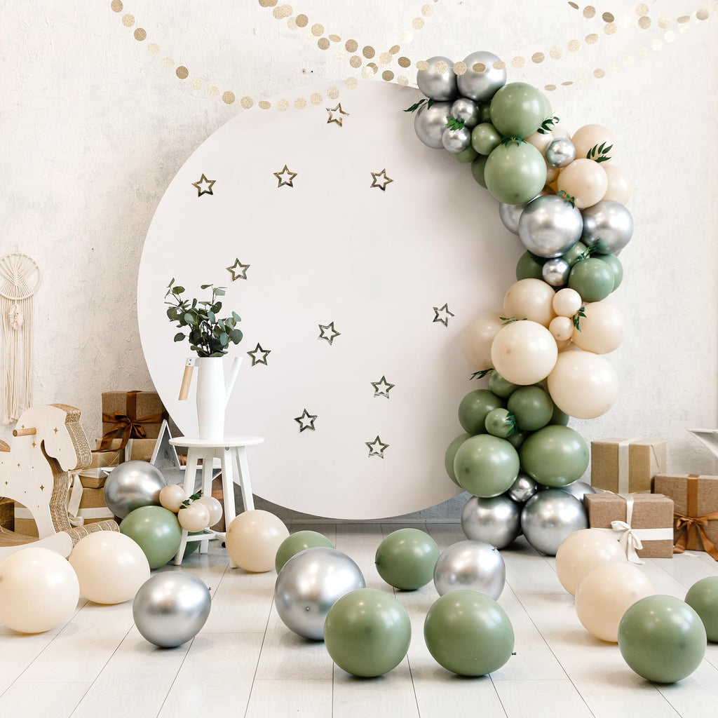 Mr. Pen Metallic Balloons - 12 Inch, 100 Pack, Silver | Party Decor