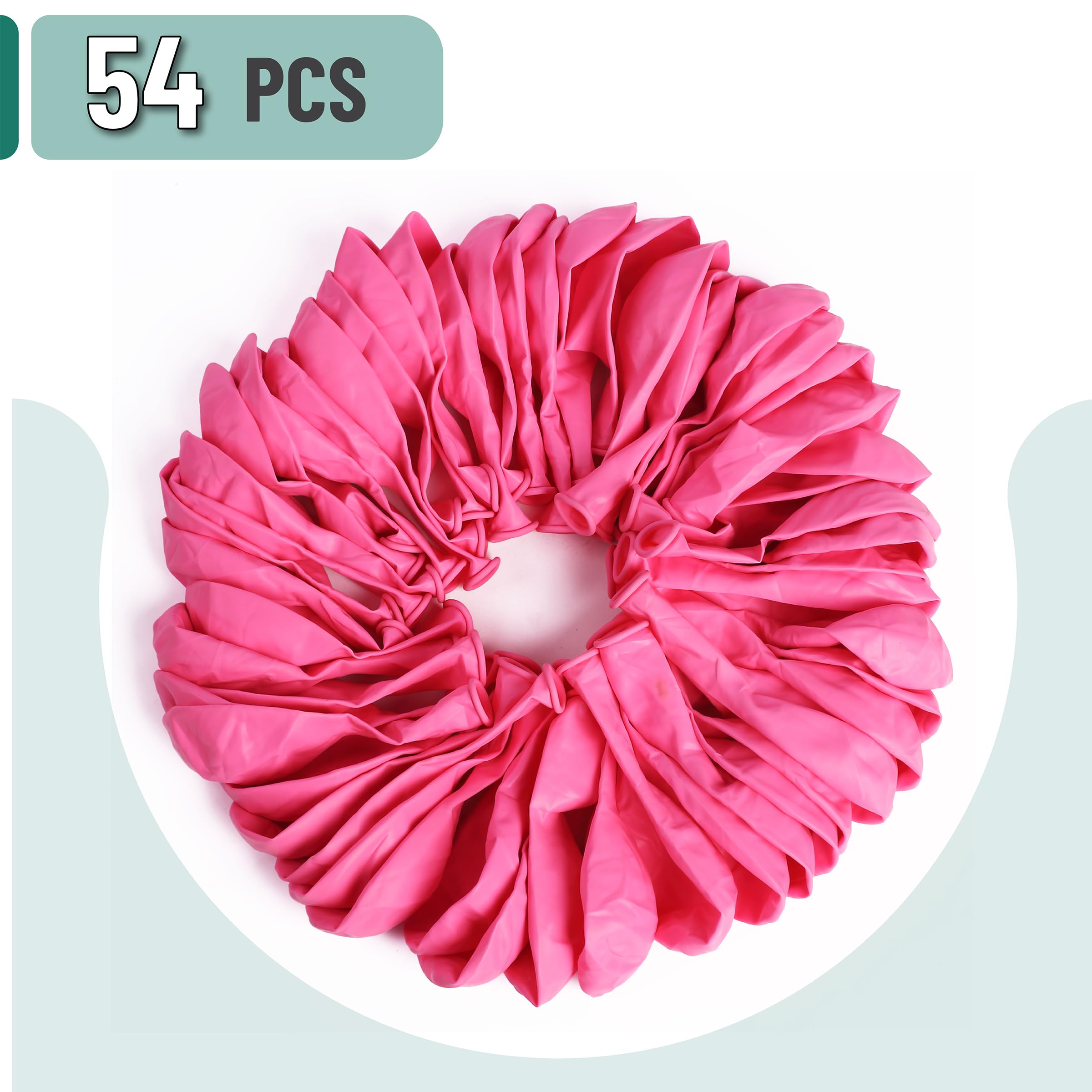 Mr. Pen Balloons – 54 Pack, 12 Inch, Pink – Party & Valentine Decor