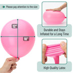 Mr. Pen Balloons – 54 Pack, 12 Inch, Pink – Party & Valentine Decor
