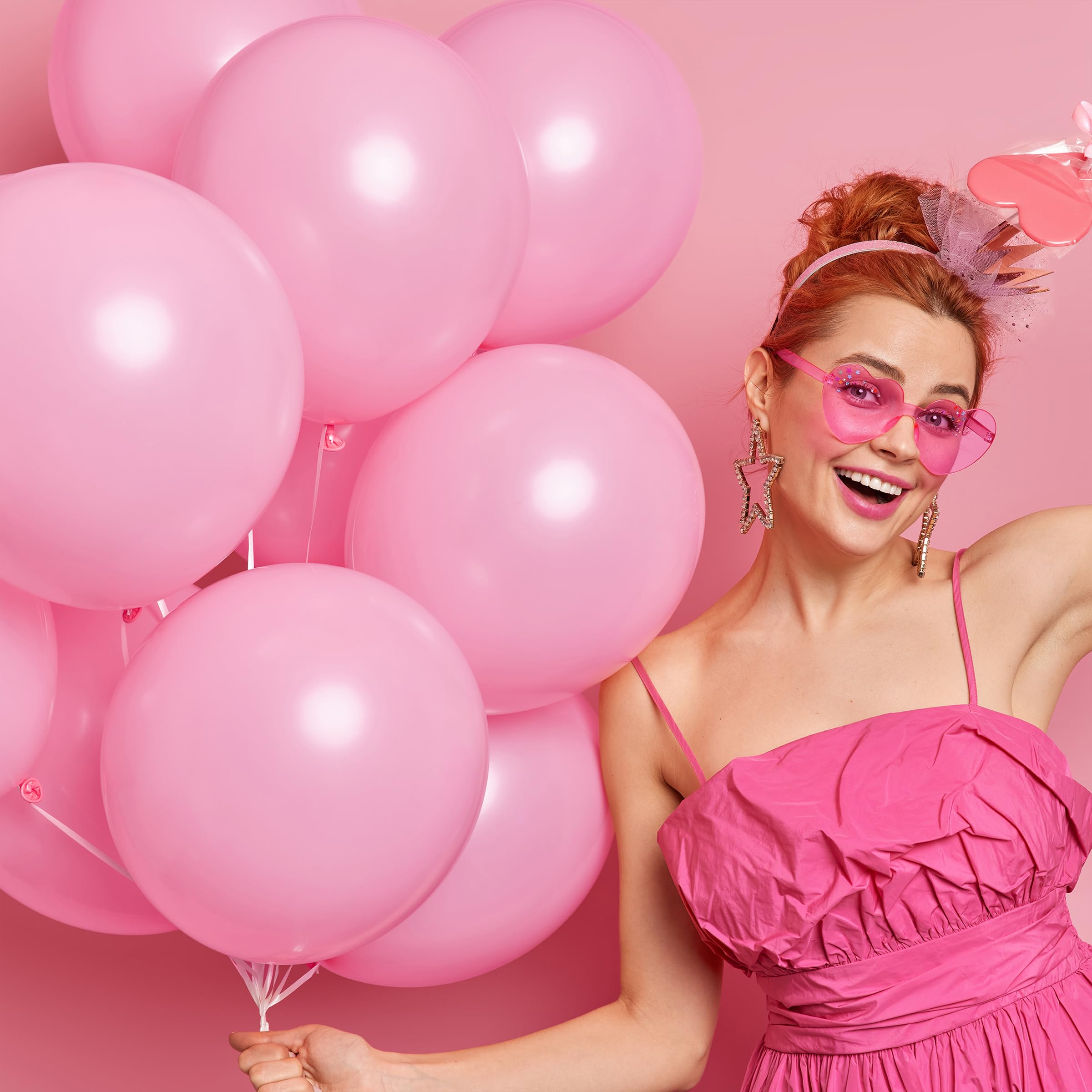 Mr. Pen Balloons – 54 Pack, 12 Inch, Pink – Party & Valentine Decor