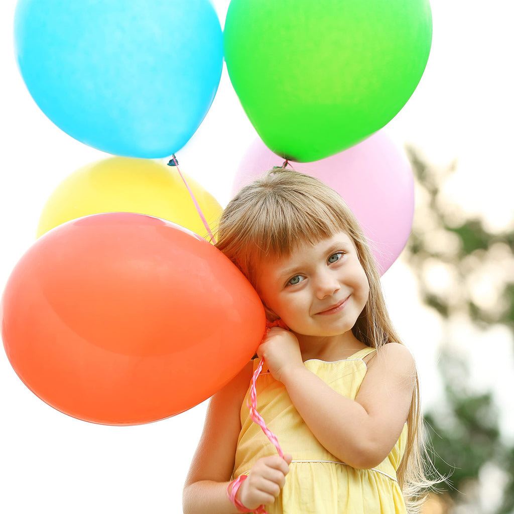 Mr. Pen Balloons – 12in, 54 Pack, Vibrant Rainbow Colors for Parties