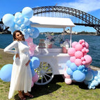 Msiveavz Pink & Blue Party Balloons — 50 Pcs, 12in Latex for Gender Reveal & Celebrations