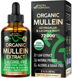 Mullein Drops for Lungs – USDA Organic Mullein Extract, Made in USA