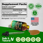 Mullein Drops for Lungs – USDA Organic Mullein Extract, Made in USA