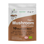 10-Blend Organic Mushroom Extract Powder - Lion's Mane, Cordyceps, Reishi