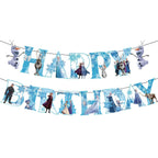 MVVKUUI Frozen Theme Party Decorations Kit - 49 Pcs, Easy DIY for Kids' Birthday Party