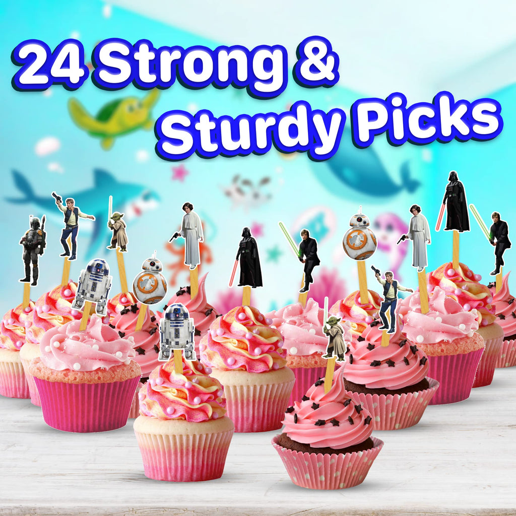 My Smart Choice Galactic Space Cupcake Toppers – 24 Pcs