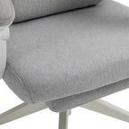 Vinsetto Office Chair, Ergonomic Desk Chair, High Back Fabric Work Chair with 160\'c2\'b0 Reclining Backrest, Retractable Footrest, Neck and Lumbar Pillow for Home and Study, Grey