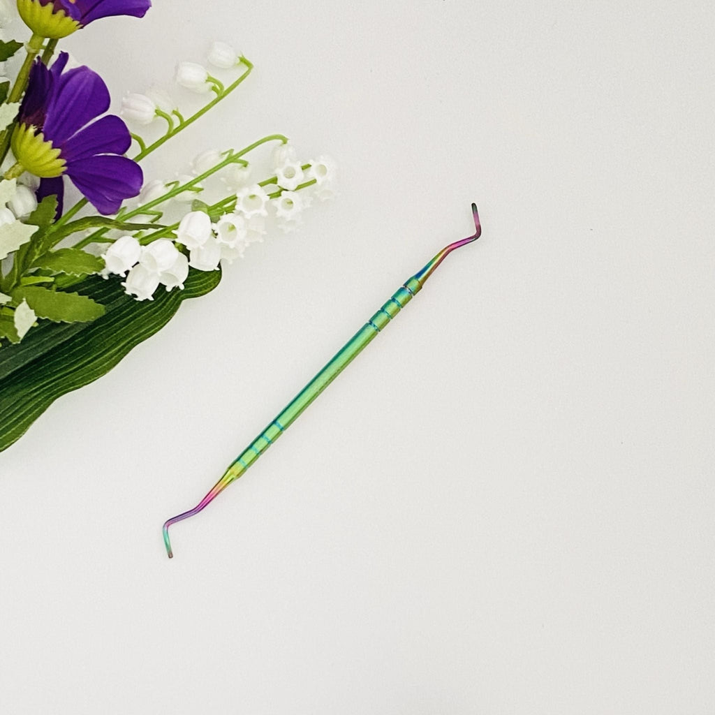 Nail Curette Spatula Double Sided - Titanium