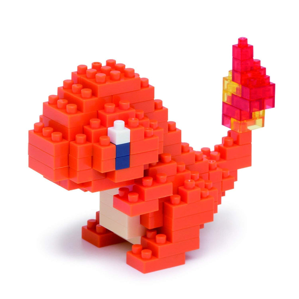 Nanoblock Hitokage & Bulbasaur 2-Set Bundle – Adjustable Pokemon Characters (Japan Import)