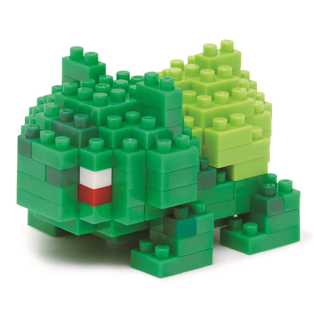 Nanoblock Hitokage & Bulbasaur 2-Set Bundle – Adjustable Pokemon Characters (Japan Import)