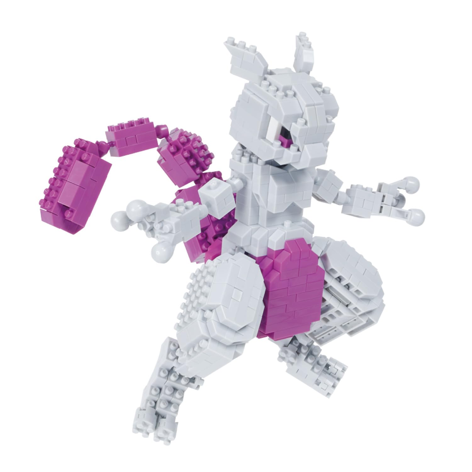 Nanoblock Pokemon Mewtwo Deluxe Edition - 620-Piece Build Kit (5.5 Inches Tall)
