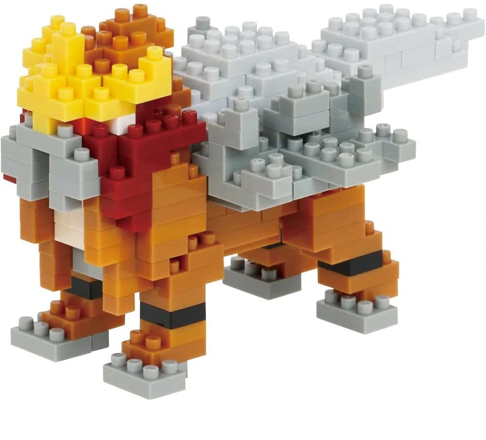 Nanoblock Pokemon Entei – 240-Piece Nano Block Kit | Official Kawada Licensed
