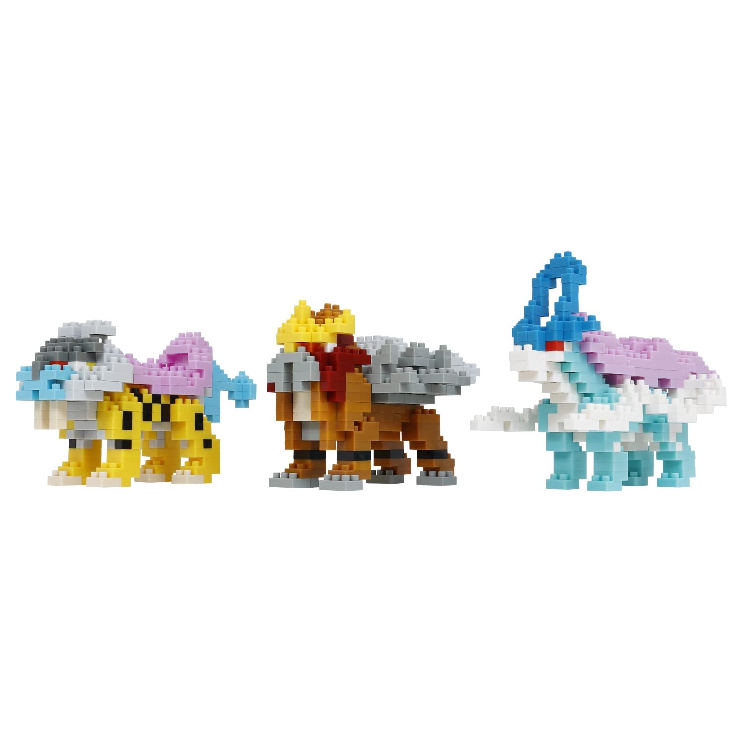 Nanoblock Pokemon Series Suicune – 220-Piece Micro Build (2.91 inches tall) | Kawada Licensed