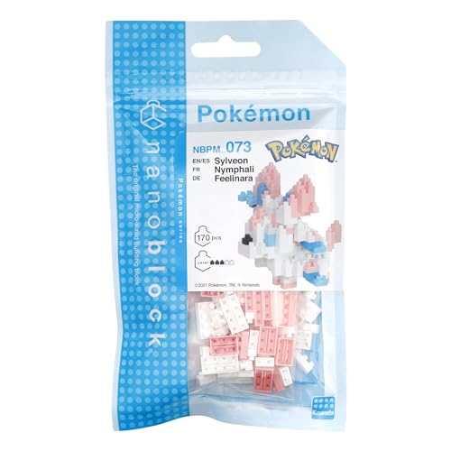 Nanoblock Pokemon Sylveon Model – Tiny Brick Figure by Nanoblock