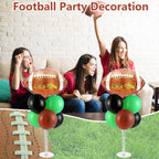 Naozinebi Football Party Balloons Stand Kit – 2 Sets for Football Themed Centerpieces