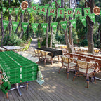 NatNarr 3 Pack Football Tablecloths – 54 x 108 in Disposable Touchdown Table Covers