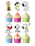 Natural Behaviour 24x Cute Dog Cupcake Toppers – Strong Birthday Decor for Kids